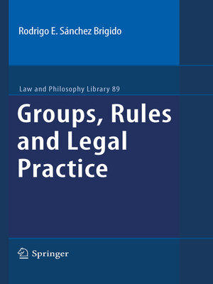 cover image of Groups, Rules and Legal Practice